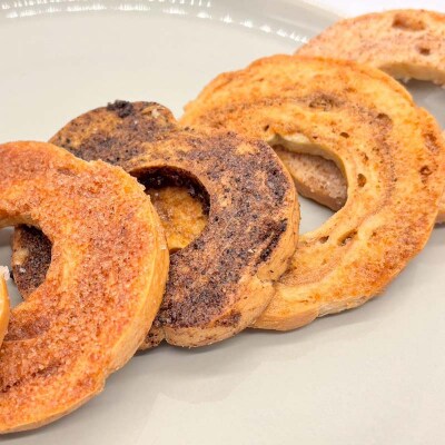 西会津特産の車麩を使ったスイーツ車麩ラスク いろどり10枚セット お茶菓子 おやつ F4D-2182