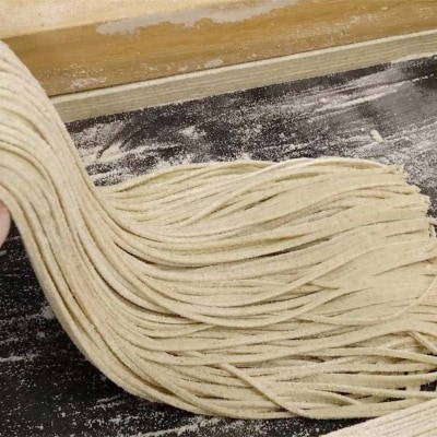 会津の逸品 西会津町産 冷凍そば 木村さんの十割 手打ちそば 8食入り 蕎麦 麺 F4D-2107