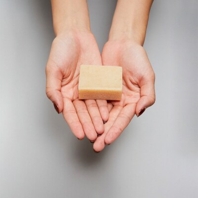 【YSK×西会津】 ナチュラルソープ 1個(40g) 石けん 天然由来成分 米ぬか F4D-0077