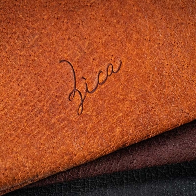 レザーポーチ L 本革 A5サイズ ブラウン 福島県 西会津町 F4D-2218