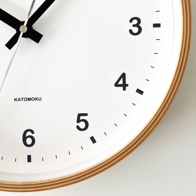郡上市　掛け時計　KATOMOKU plywood clock km-33M