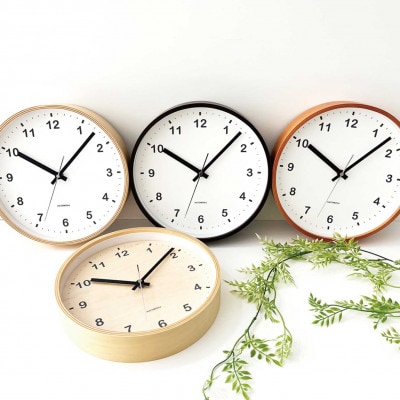 郡上市　掛け時計　KATOMOKU plywood clock km-33M