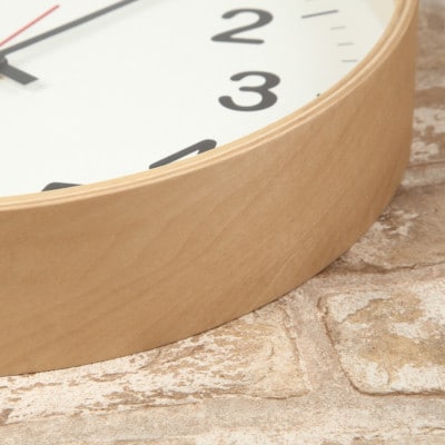 郡上市　掛け時計　KATOMOKU plywood clock 2 ナチュラル km-42M