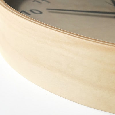 掛け時計 KATOMOKU Plywood clock km-34L 木製 曲げわっぱ インテリア