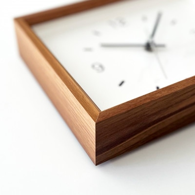 掛け・置き時計 KATOMOKU Dual use clock 2 km-53B 木製 インテリア