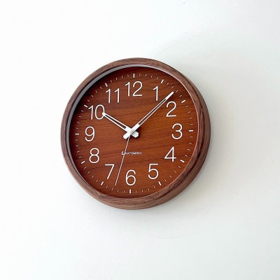 掛け時計 KATOMOKU Muku clock 2 Walnut km-46WA 木製 インテリア