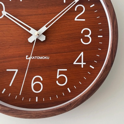 掛け時計 KATOMOKU Muku clock 2 Walnut km-46WA 木製 インテリア