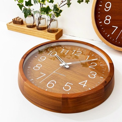掛け時計 KATOMOKU Muku clock 2 Walnut km-46 木製 インテリア