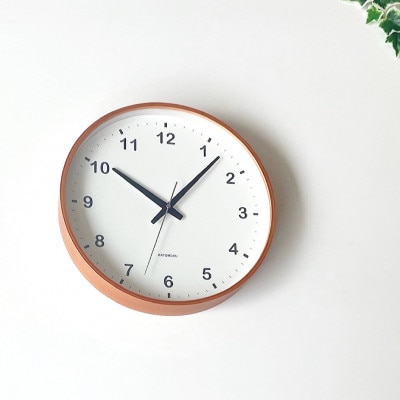 掛け時計 KATOMOKU Plywood clock km-36L 木製 曲げわっぱ インテリア