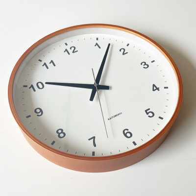 掛け時計 KATOMOKU Plywood clock km-36L 木製 曲げわっぱ インテリア