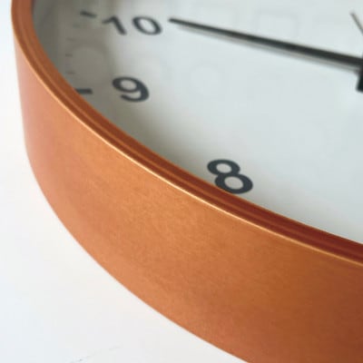 掛け時計 KATOMOKU Plywood clock km-36L 木製 曲げわっぱ インテリア