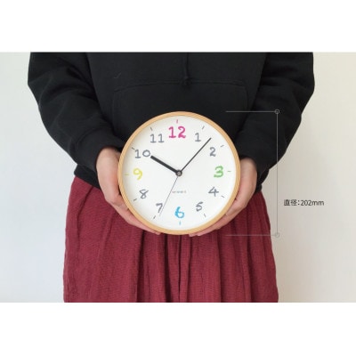 掛け時計 KATOMOKU Plywood clock km-85 木製 曲げわっぱ インテリア