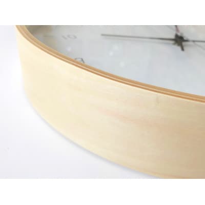 掛け時計 KATOMOKU Plywood clock km-80N 木製 曲げわっぱ インテリア