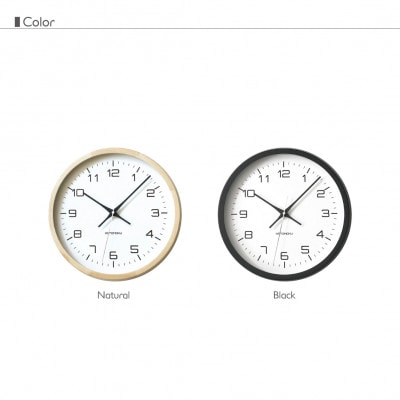 掛け時計 KATOMOKU Muku clock km-94N 木製 インテリア