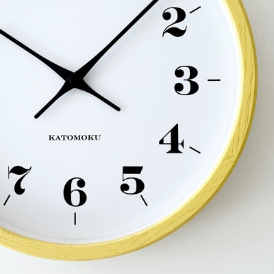 掛け時計 KATOMOKU Muku clock km-97Y 木製 インテリア
