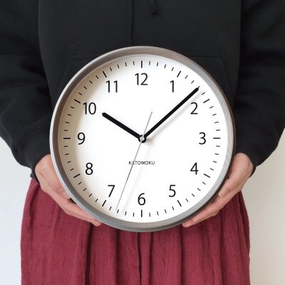掛け時計 KATOMOKU Muku clock 4 km-57G 木製 無垢 インテリア