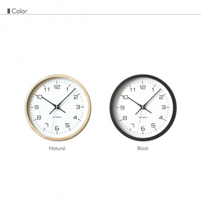 掛け時計 KATOMOKU Muku clock km-94B 木製 インテリア