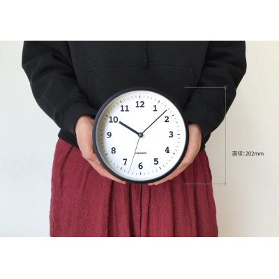 掛け時計 KATOMOKU Plywood clock km-84B 木製 曲げわっぱ インテリア