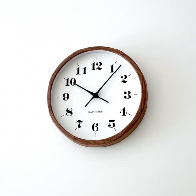 掛け時計 KATOMOKU Muku clock km-98WA 木製 インテリア