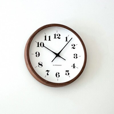 掛け時計 KATOMOKU Muku clock km-98WA 木製 インテリア