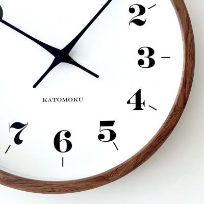 掛け時計 KATOMOKU Muku clock km-98WA 木製 インテリア