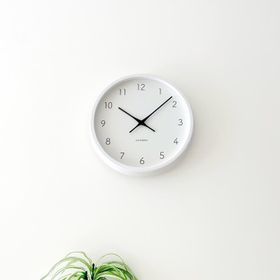掛け時計 KATOMOKU Muku clock 7 km-60WH 木製 無垢 インテリア