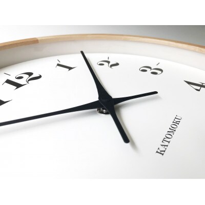掛け時計 KATOMOKU Muku clock km-98N 木製 インテリア