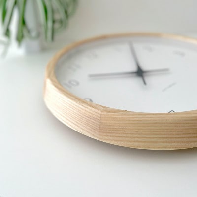 掛け時計 KATOMOKU Muku clock 7 km-60N 木製 無垢 インテリア