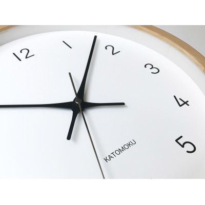 掛け時計 KATOMOKU Muku clock km-104NA 木製 インテリア
