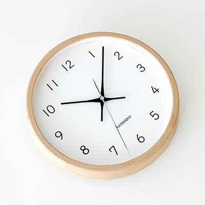掛け時計 KATOMOKU Muku clock km-104NA 木製 インテリア