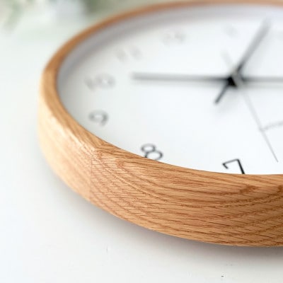KATOMOKU Muku clock オーク km-104OA 木製 掛け時計 インテリア