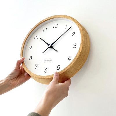 掛け時計 KATOMOKU Muku clock km-104OA 木製 インテリア