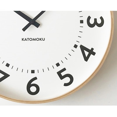 掛け時計 KATOMOKU Plywood clock km-106NA　曲げわっぱ インテリア