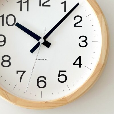 掛け時計 KATOMOKU Muku clock km-108HI 木製 インテリア
