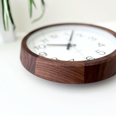 掛け時計 KATOMOKU Muku clock km-108WA 木製 インテリア