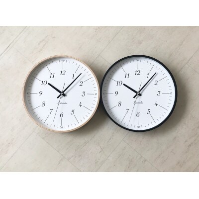 掛け時計 KATOMOKU Plywood clock km-110NA　 曲げわっぱ インテリア