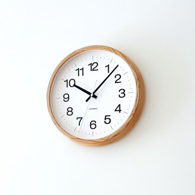 掛け時計 KATOMOKU Muku clock オーク km-113OA 木製 インテリア