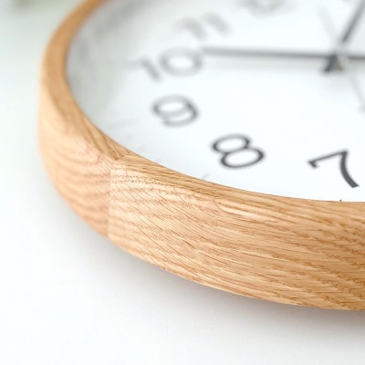 掛け時計 KATOMOKU Muku clock オーク km-113OA 木製 インテリア