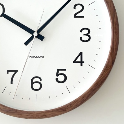 掛け時計 KATOMOKU Muku clock km-113WA　木製 インテリア