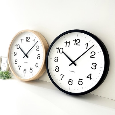 掛け時計 KATOMOKU Muku clock km-116BK 木製 インテリア