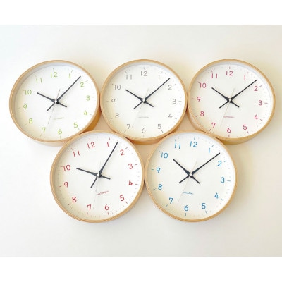 掛け時計 KATOMOKU Plywood clock km-121LG　 曲げわっぱ インテリア