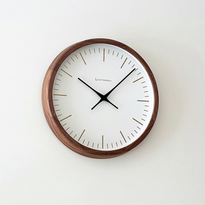 掛け時計 KATOMOKU Muku clock km-129WA　木製 インテリア