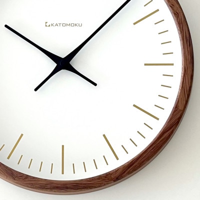 掛け時計 KATOMOKU Muku clock km-129WA　木製 インテリア