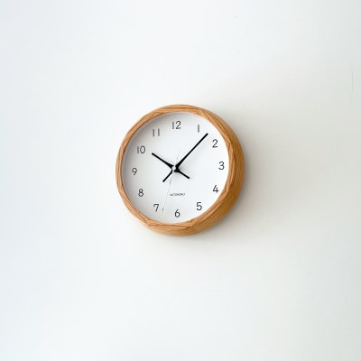 掛け時計 KATOMOKU Muku clock km-130OA　木製 インテリア