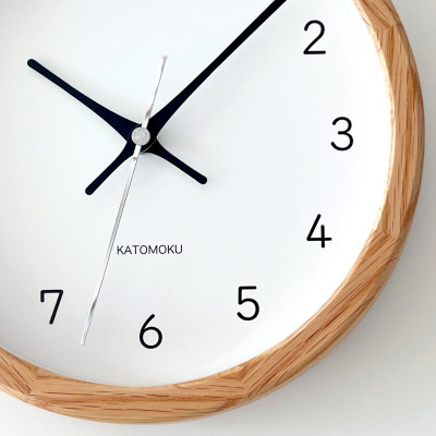 掛け時計 KATOMOKU Muku clock km-130OA　木製 インテリア