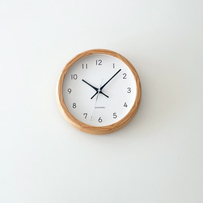 掛け時計 KATOMOKU Muku clock km-130OA　木製 インテリア