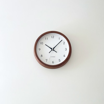 掛け時計 KATOMOKU Muku clock km-130WA 木製 インテリア