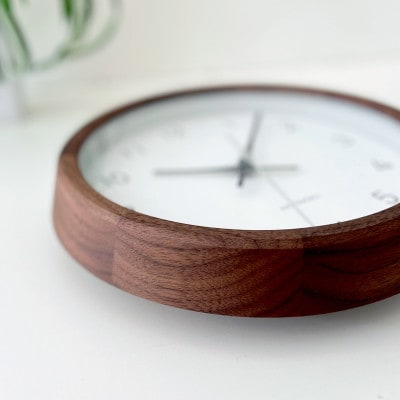 掛け時計 KATOMOKU Muku clock km-130WA 木製 インテリア