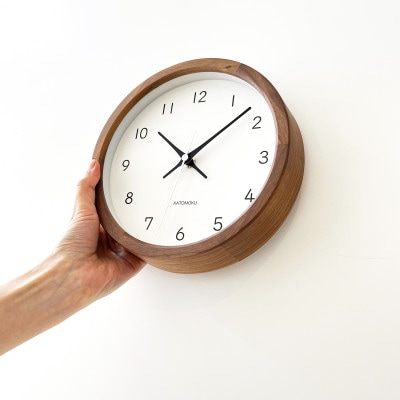 掛け時計 KATOMOKU Muku clock km-130WA 木製 インテリア