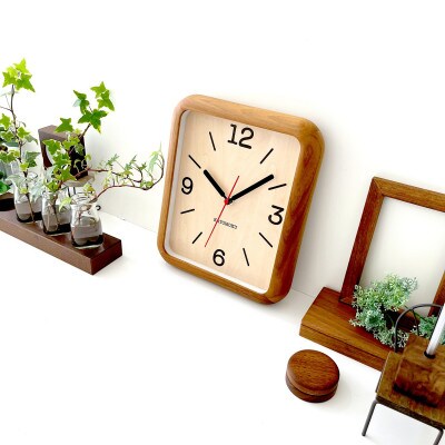 掛け時計 KATOMOKU Muku clock km-133WA 木製 インテリア